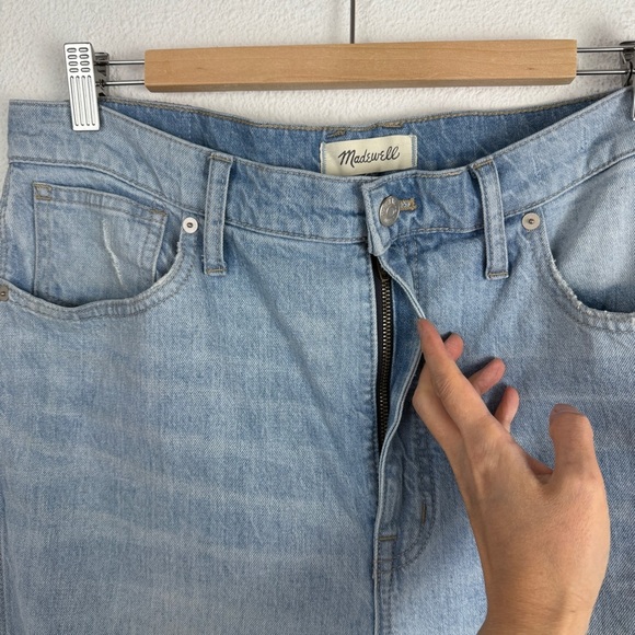 Madewell Stovepipe Jeans Denim Hume Wash Workwear Edition 32 - Picture 4 of 10